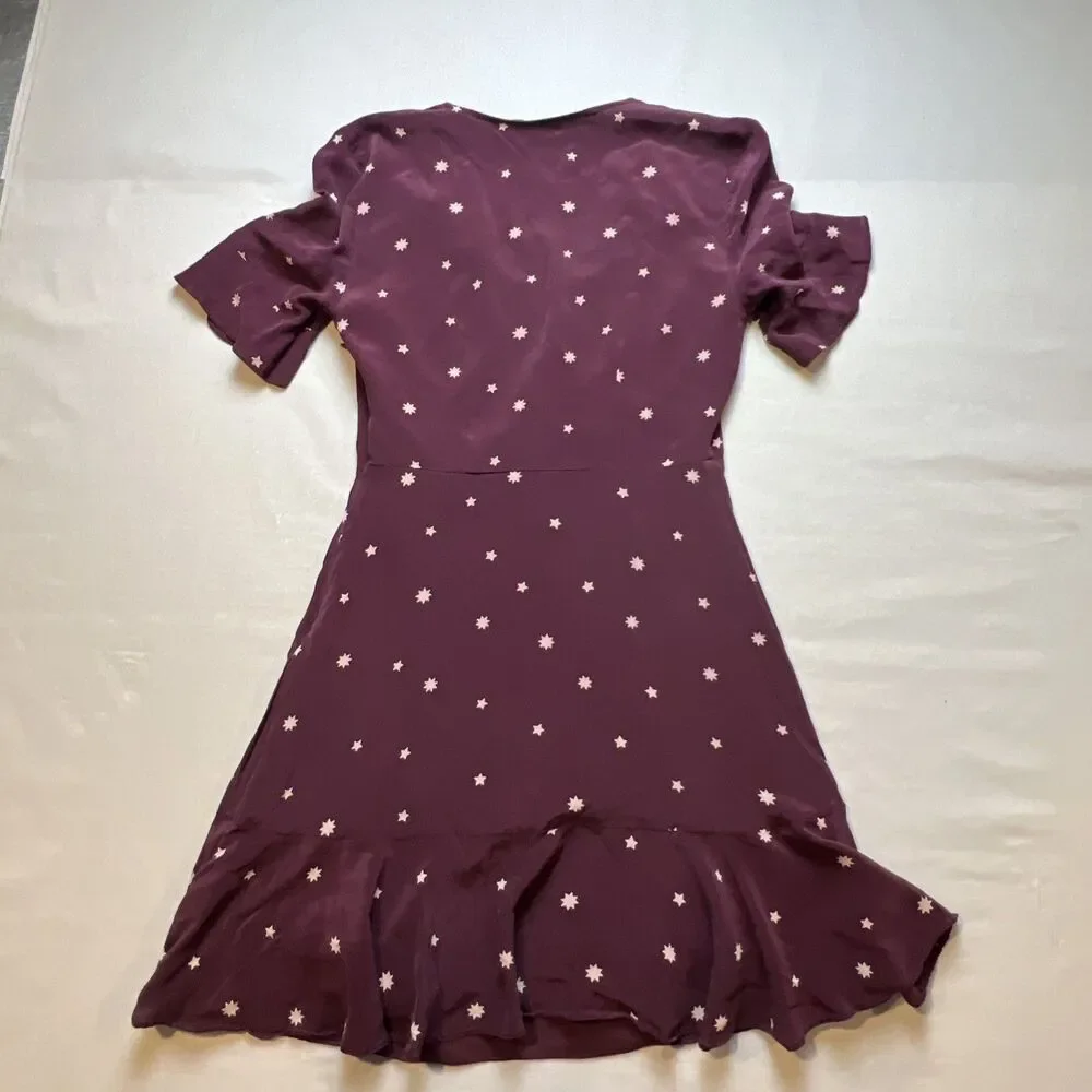 Madewell 100% Silk Dress Side Zipper Women’s Small - Picture 3 of 5